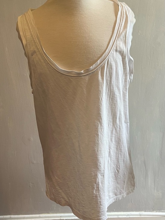 Theory Tops - Theory White Pima Cotton Tank Women’s Size Small